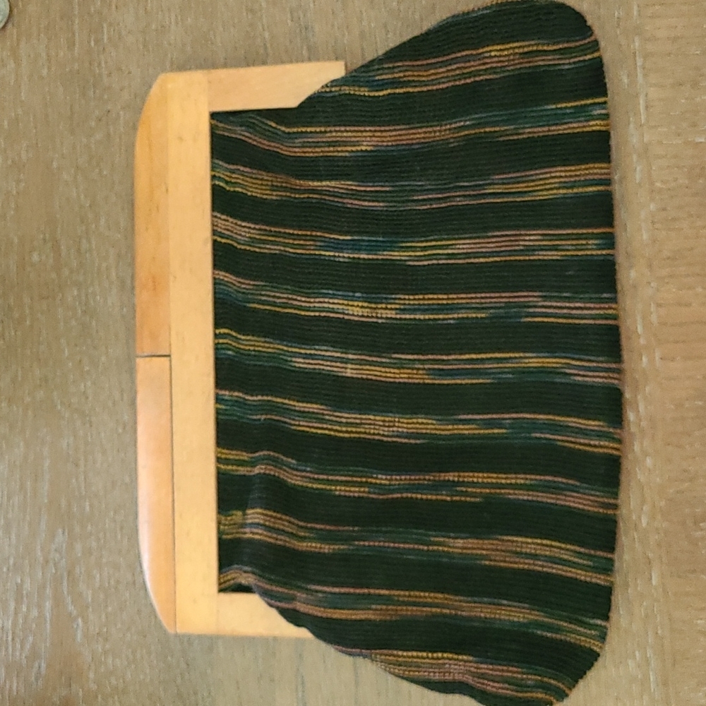 Striped Vintage Style Clutch